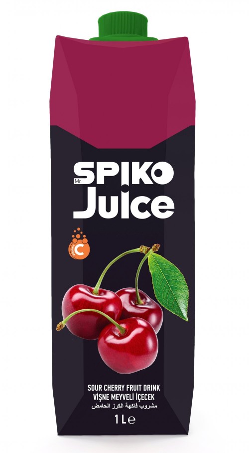 SPİKO JUICE 1 LT FRUIT JUICE CHERRY*12