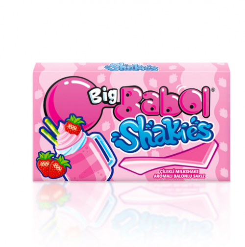 BIG BABOL 26 GR WALLET STRAWBERRY MILKSHAKE FLAVOR *18