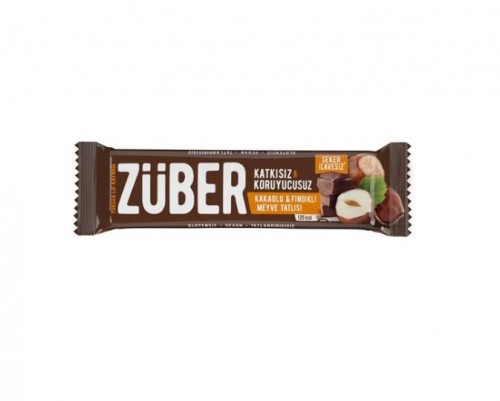 ZÜBER 40 GR MEYVE BAR KAKAOLU FINDIKLI*12