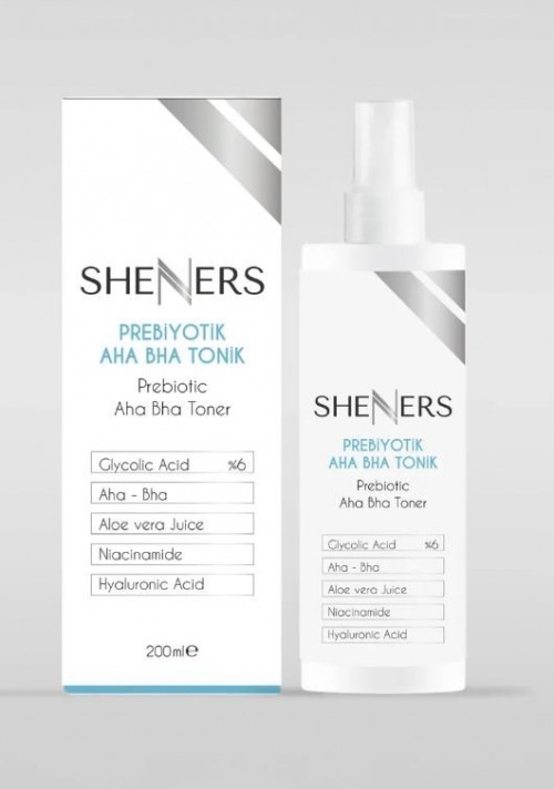 SHENERS 200 ML AHA BHA CAN.GÖZ.SIK.PROBİYOTİK*12