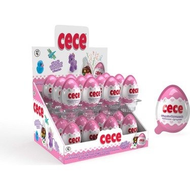 CECE SÜPRİZ OYUN YUMUR PEMBE 10GR*24