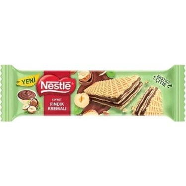 NESTLE FINDIK KREMALI KAPLAMASIZ GOFRET 21 GR*24