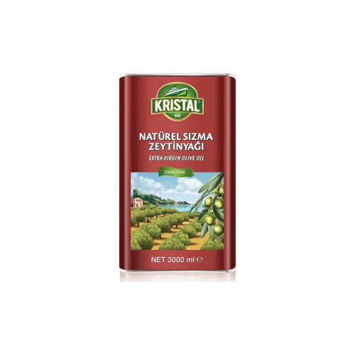 KRİSTAL EXTRA VIRGIN 3 LT TIN*4