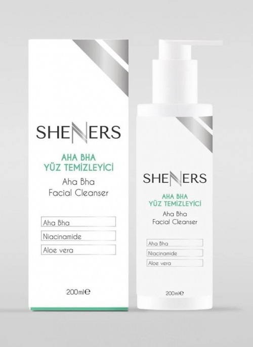 SHENERS 200 ML AHA BHA ARINDIRICI YÜZ TEM.JELİ*12