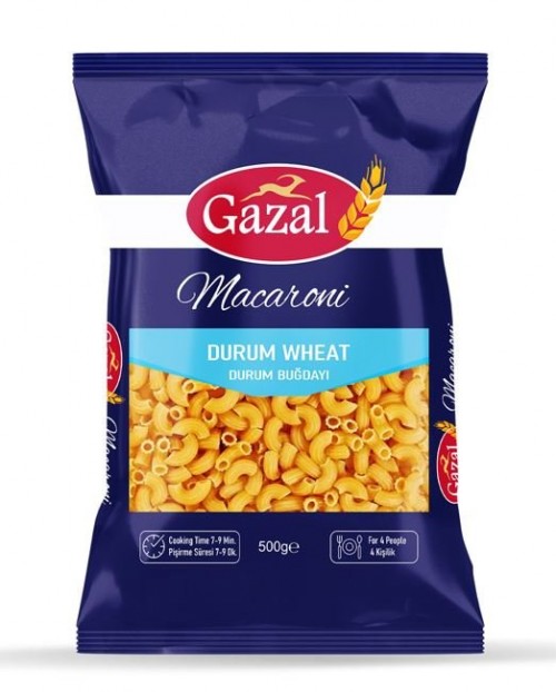 GAZAL PASTA 500 GR MEDIUM ELBOW*20