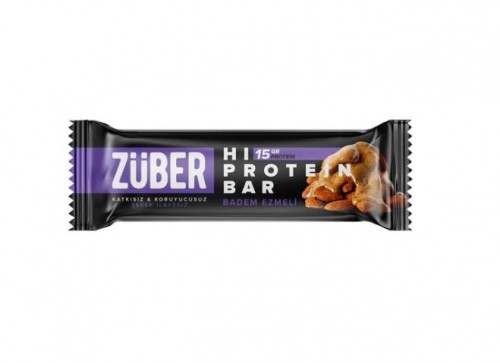 ZÜBER Hİ PROTEİN BAR 45 GR BADEMLİ*12