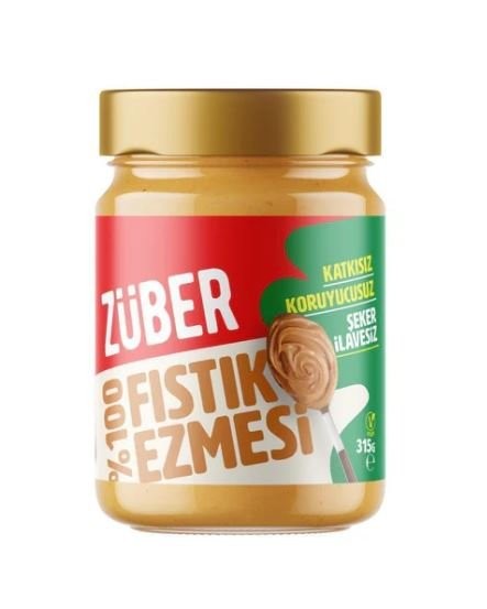 ZÜBER 315 GR %100 FISTIK EZMESİ*12