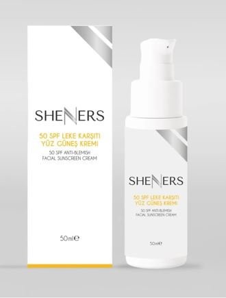 SHENERS 50 ML 50 SPF LEKE KAR.AY.GÜNEŞ KREMİ*12