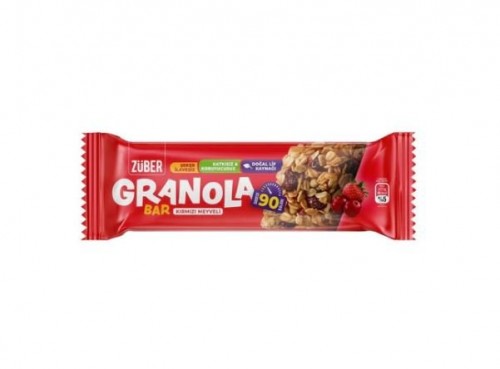 ZÜBER GRANOLA BAR 25 GR ORMAN MEYVELİ*15