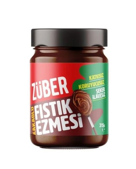 ZÜBER 315 GR KAKAOLU FISTIK EZMESİ*12