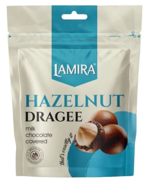 LAMIRA 70 GR HAZELNUT DRAGEE*12