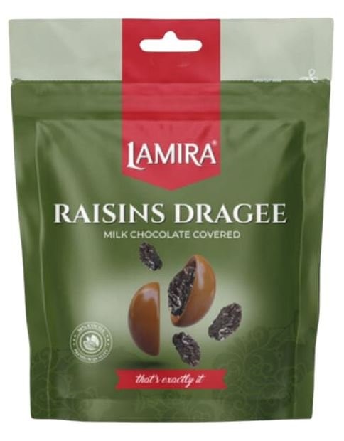 LAMIRA 70 GR RAISIN DRAGEE*12