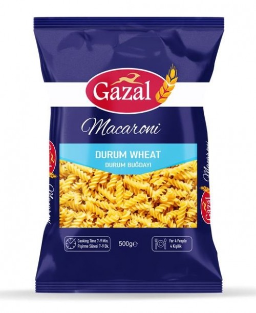 GAZAL MAKARNA 500 GR BURGU*20