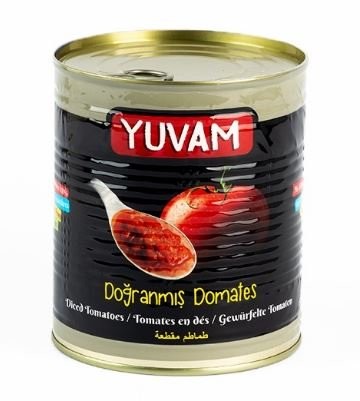 YUVAM 800 GR CHOPPED TOMATOES*6