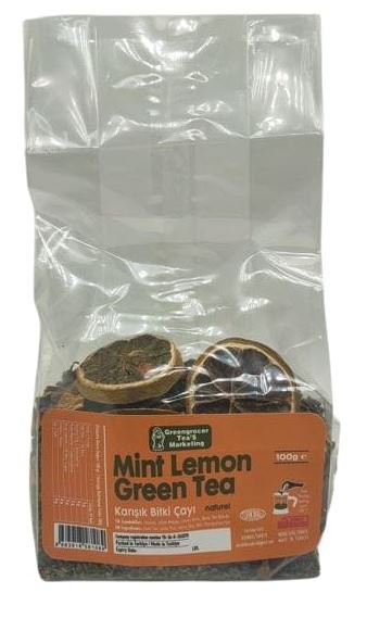 ALYA 100 GR BAG MINT LEMON GREEN TEA*24