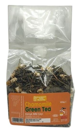 ALYA 100 GR BAG GREEN TEA CHAMOMILE*24