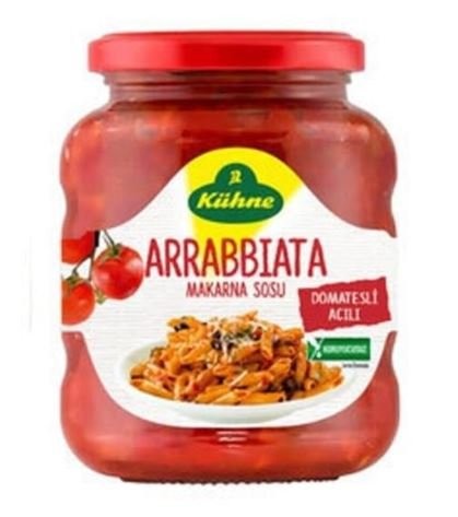 KÜHNE 370 ML ARRABBİATA PASTA SAUCE*6