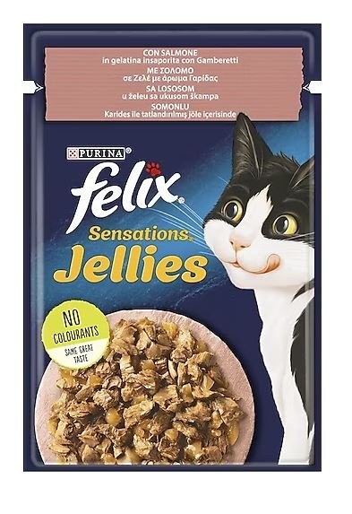 FELİX ÇİFTE LEZZET SOM & KARİDES YAŞ MAM 85 GR*26