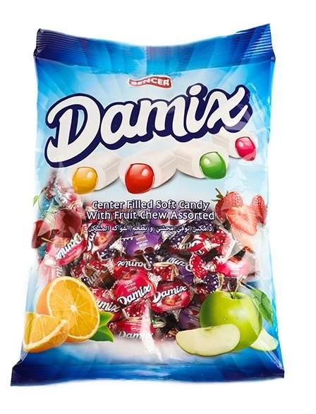 SENCER DAMİX 800 GR MEYVE DOLG.YUMUŞAK ŞEKER*10