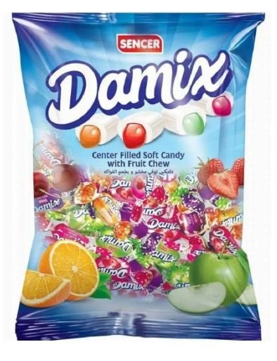 SENCER DAMİX 500 GR MEYVE DOLG.YUMUŞAK ŞEKER*12