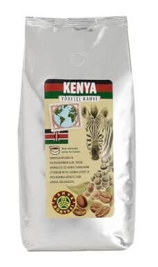 KAHVE DÜNYASI YÖRESEL 1000 GR KAVRULMUŞ ÇEKİRDEK KENYA*10