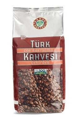 KAHVE DÜNYASI TÜRK KAHVESİ 1000 GR ÇOK KAVRULMUŞ ÇEKİRDEK*10