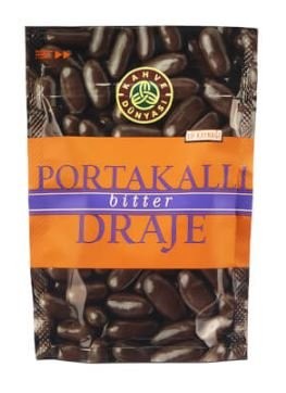 KAHVE DÜNYASI DRAJE 60GR BİTTER PORTAKAL*12