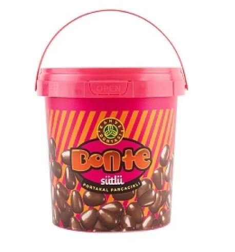 KAHVE DÜNYASI BONTE 400 GR MILK CHOCOLATE COATED ORANGE*18