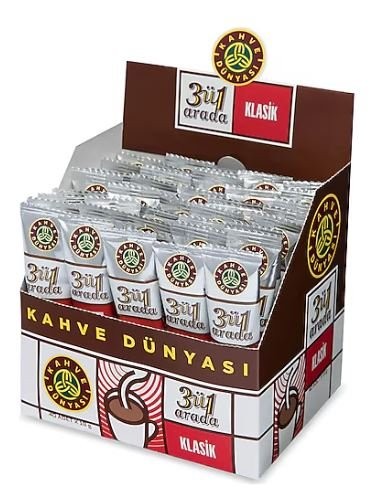 KAHVE DÜNYASI 3/1 ARADA 18GR KLASIK*40