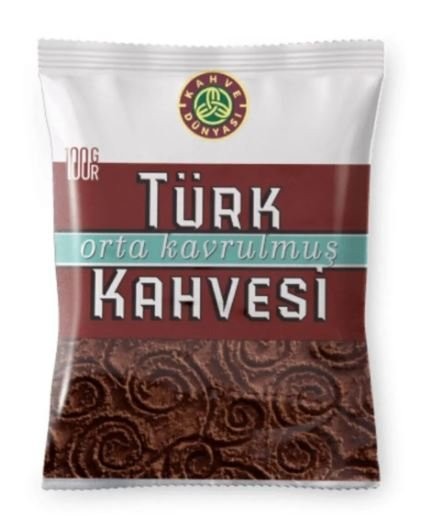 KAHVE DÜNYASI TÜRK KAHVESİ 100GR ORTA KAVRULMUŞ*12