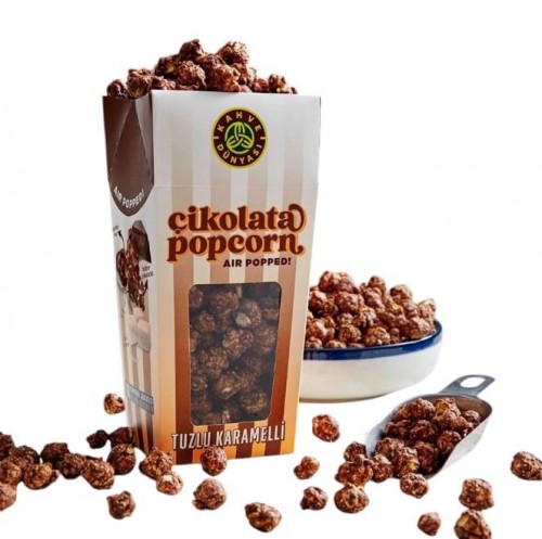 KAHVE DÜNYASI POPCORN 80 GR BİTTER ÇİK. KARAMEL*16