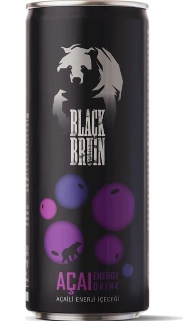 BLACK BRUİN ENERJİ İÇECEĞİ AÇAİ 250 ML*24