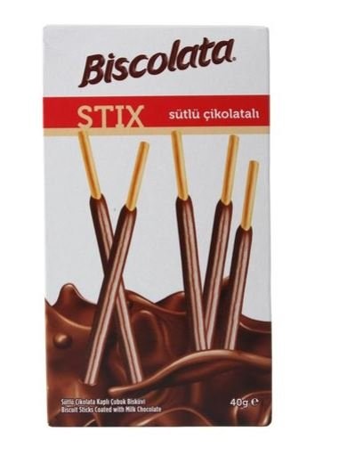 ŞÖLEN BISCOLATA STIX WITH MILK 40GR*16