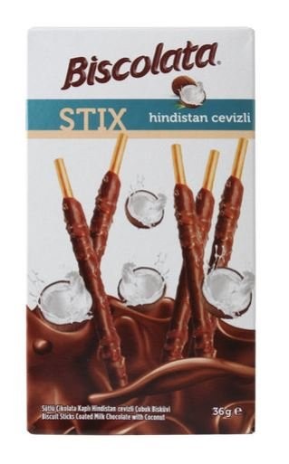 ŞÖLEN BISCOLATA STIX WITH COCONUT 36 GR*12