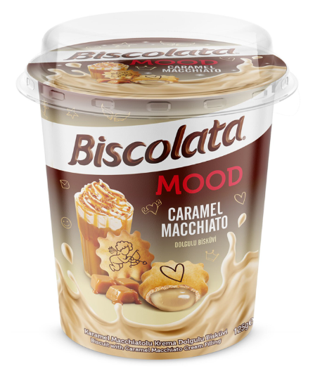 ŞÖLEN BİSCOLATA MOOD KARAMEL MACCHIATO 125GR*24