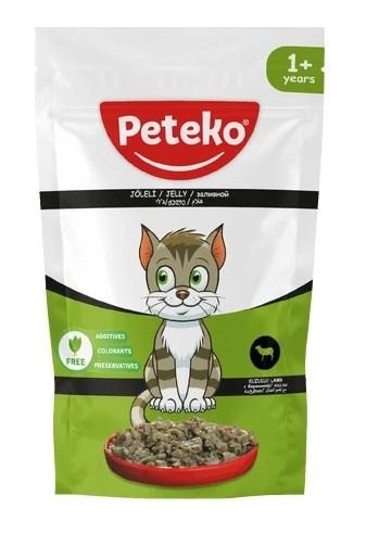 PETEKO 85 GR (+1 YAŞ) KUZU ETLİ YAŞ MAMA*24