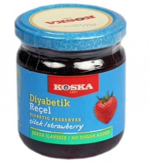 KOSKA 240 GR DİYABETİK ÇİLEK REÇELİ*6