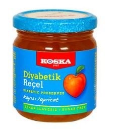 KOSKA 240 GR DİYABETİK KAYISI REÇELİ*6