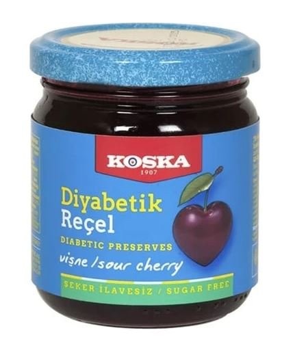 KOSKA 240 GR DİYABETİK VİŞNE REÇELİ*6