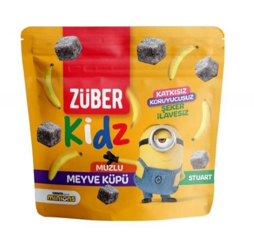 ZÜBER KİDZ MEYVE KÜPÜ 49 GR MUZLU*12