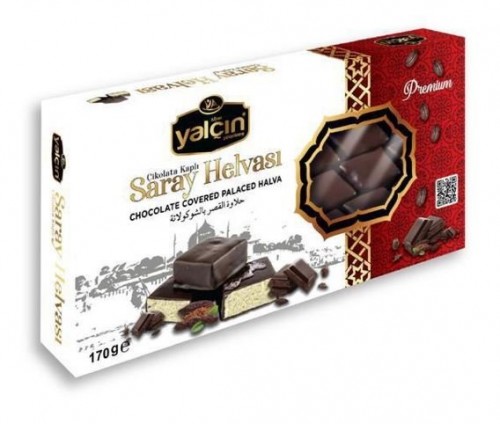 YALÇIN 170 GR PALACE HALVA COATED WITH CHOCOLATE *20