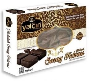 YALÇIN 300 GR CHOCOLATE COATED PALACE HALVA *20