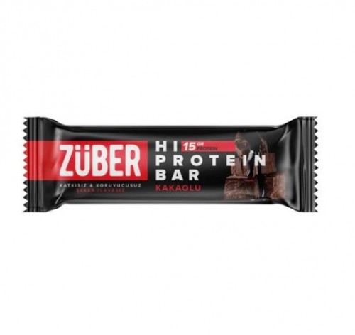 ZÜBER Hİ PROTEİN BAR 45 GR KAKAOLU*12