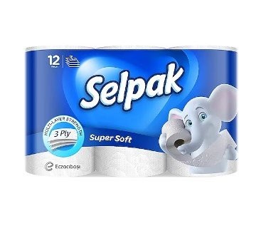 SELPAK TOILET PAPER 12PCS *4