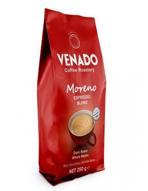 VENADO MORENO DARK ROASTED COFFEE SEEDS OPP 250GR*12