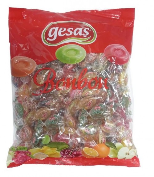 GESAŞ 800GR BONBON MİNİ MEYVE ARO.ŞRK*6