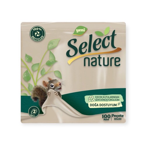 SELECT NATUREL PEÇETE 100'LÜ 30*30 ÇİFT KATLI*12