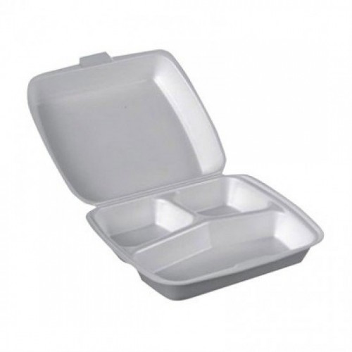 FOAM PLATE WITH LID AND 3 EYES (240*200*75)*100