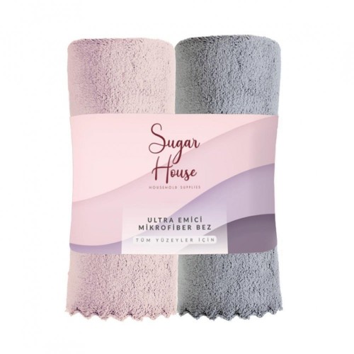 SUGAR HOUSE 2 PCS TOWEL CLOTH & GLASS CLOTH*156