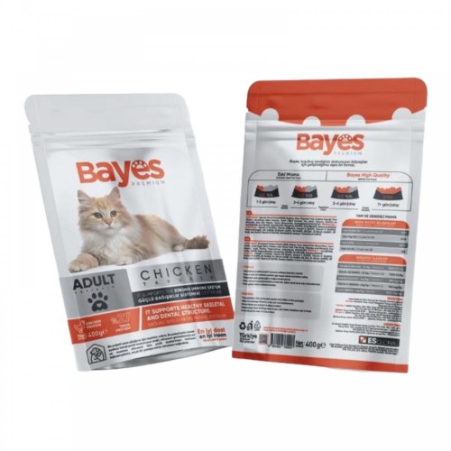 BAYES CAT FOOD DRY 400 GR WITH CHICKEN*12
